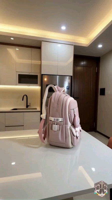 Tas Ransel Sekolah Anak Perempuan. Muat banyak, desain lucu, plus bahan anti gores. Dilengkapi raincover dan bonus gantungan kunci,#tasranselsekolah