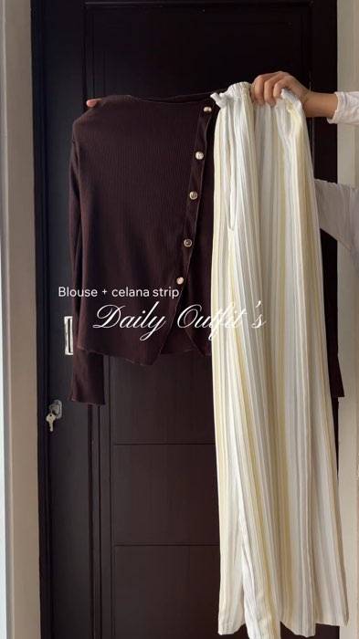 Cozy in brown outfit #ShopeeHaul #OOTDFashionShopee #dailyoutfit