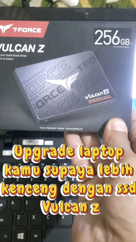 Upgrade laptopmu dengam ssd VULCAN Z, bikin laltopmu semakin wuzz..... #ssd #ssdmurah #SSDSATA #ssdterbaik #ssdvulcanz #vulcanz #fyp #fypシ
