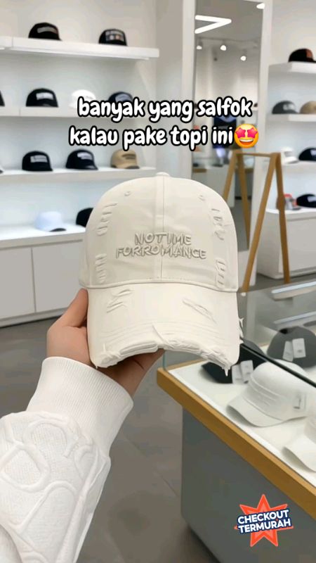 #ViralDiShopeeVideo #TermurahDiShopee #FashiondiShopee #SpillBawaBerkah #topi #GakNyeselBeliIni #topibaseball