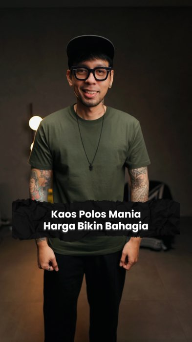 Kaos polos full katun ini harganya kok bisa murah kaya gini? #tshirt #kaos #kaospolos #mensfashion #menswear