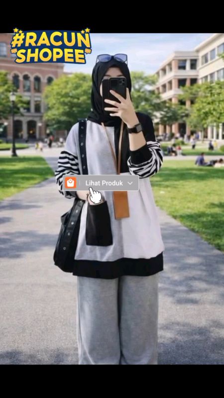 OREO SET #setcelana #setbajumuslim #rekomendasi #SpillBawaBerkah #RacunShopeeOutfit #yukburuanchekout😍🔥