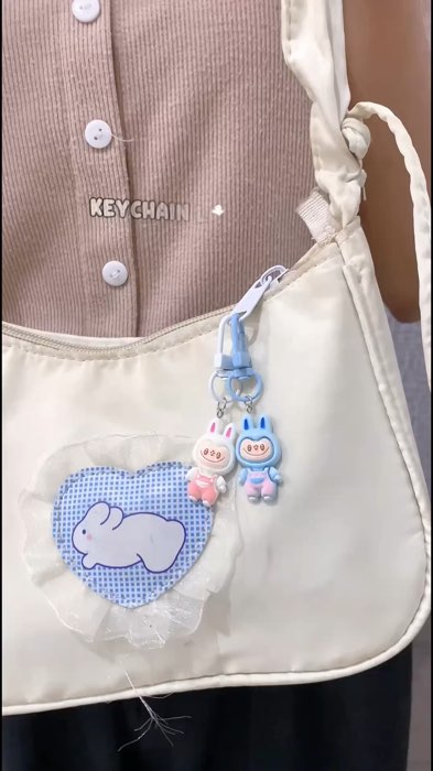 Keychain Labubu gemeshh😍🤏🏻#keychainlucu #labubukeychain #fyp