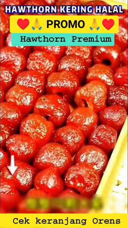 #Cemilan Sehat Buah Hawthorn Kering Premium#RacunShopee #SpillRacunShopee #SpillBawaBerkah