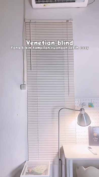 My aesthetic venetian blind🤍#venetianblind #venetianblinds #tiraijendela #tiraijendelagulung #shopeevideo #ShopeeLook