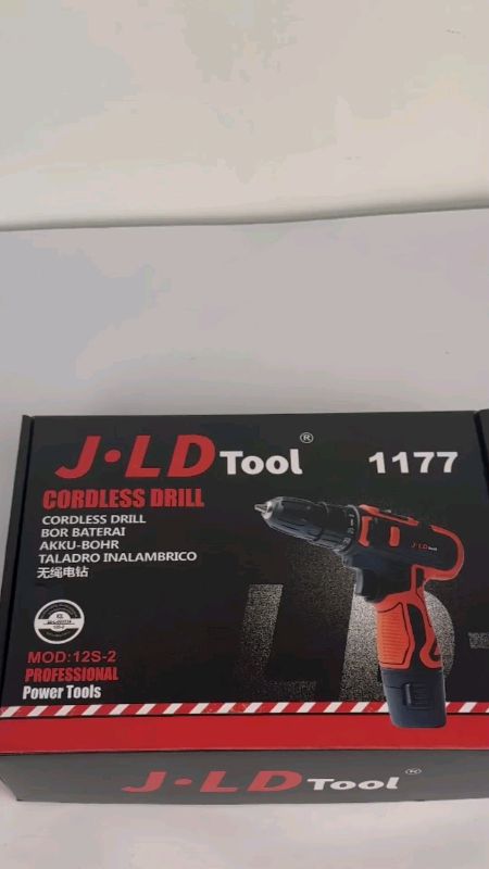 JLD Mesin Bor Impact Baterai Cas 12V Cordless Drill 35N.m 10mm #RacunShopee #RacunShopeeCheck #borimpact #borbaterai #borbrushless #perkakas #jldtool