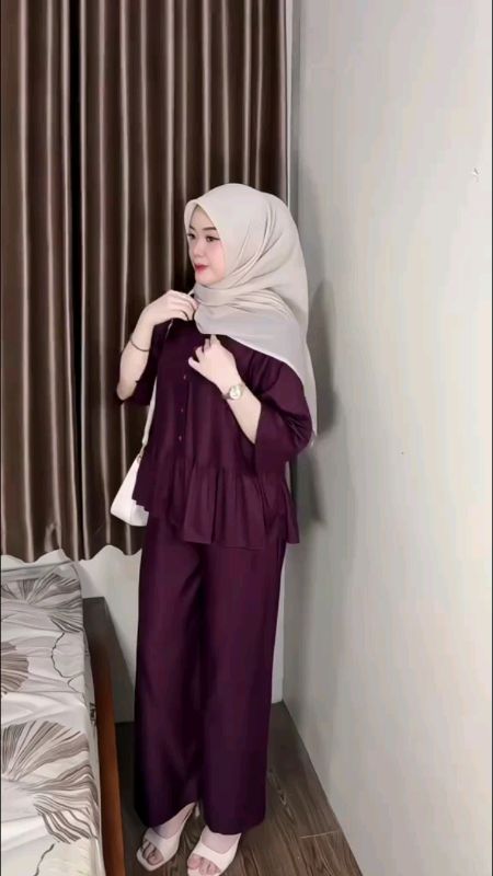 one set rayon twill 🥰🥰#onesetrayon #oneset #ootdshopee
