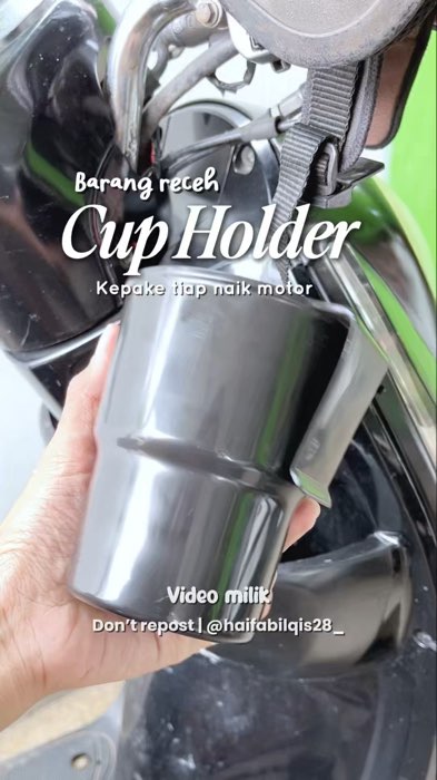 Tempat gelas si barang receh yg kepake bgt pas naik motor😍#DiskonRacunShopee #SpillBawaBerkah #fyp #RacunShopee #cupholdermobil #tempatgelasmobil
