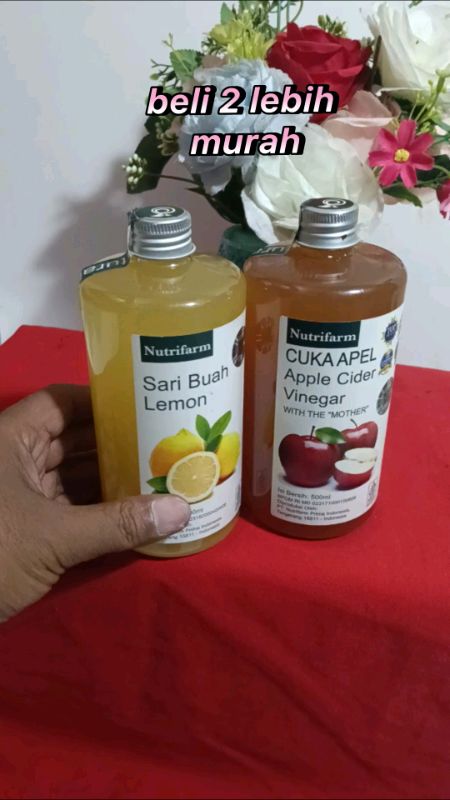 cuka apel & sari lemon#sarilemon #ShopeeVideoCreator #fypshopeevideo #fypdongggggggg #fyp #cukaapel #RacunShopee #cukaapelwithmother