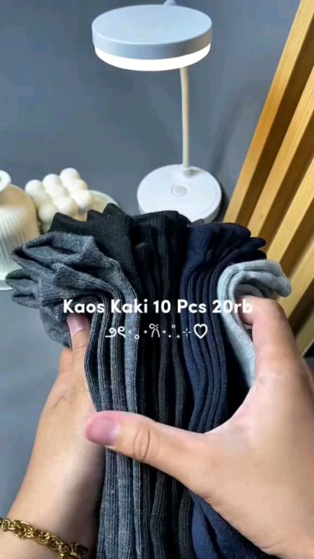 10 PASANG Kaos kaki pendek semata kaki pria &wanita polos #RacunShopee #fyp #gratisongkir #ShopeeCOD