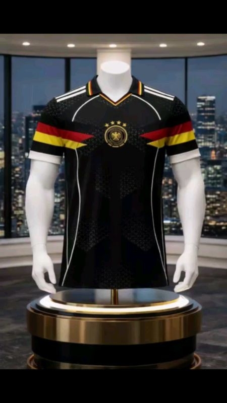 BAJU JERSEY JERMAN BLACK GERMANY FANTASI BAHAN DRIFT ADEM#FYPPP #FYPPP #RACUNSHOPEEE  #