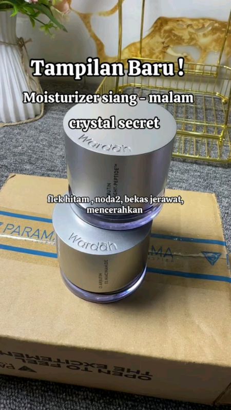 Wardah Paket Crystal Secret Brightening Day Moi..#seamakeup #scorasunscreen #reviewshopee #rekomendasishopee #pyyyyyyyyyyyy #