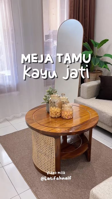 Akhirnya punya meja baru #meja #mejakayu #mejakayujati #mejatamu #GratisOngkirRP0 #TermurahDiShopee #ViralDiShopeeVideo #PromoNonStop