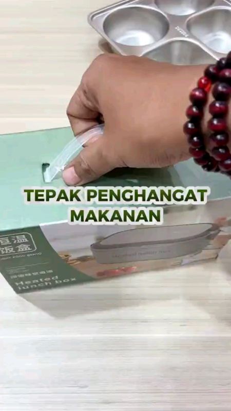 UNBOXING! 🔥 Tepak makan yang bisa hangatin makanan 😳 Bekal auto naik level! #unboxing #fyp #bekalpraktis #lunchbox #tepakmakan #elektrik #racunshope