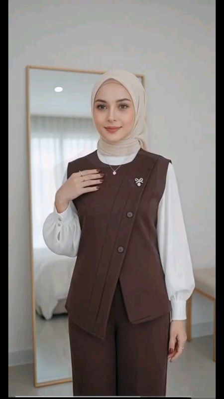 setelan vest celana panjang wanita#setelanvest #setelanwanitakekinian #setelanvestwanita #fyp #SpillRacunShopee #ShopeeLook #RacunShopee #cekoutsekara