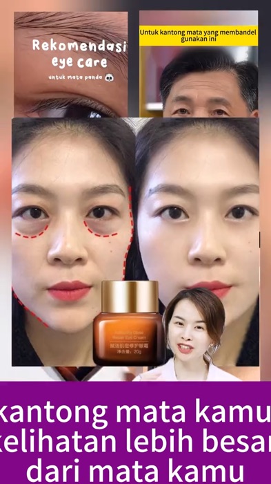 Cream mata #creammata #creammatapanda #penghilangkantongmata #penghilangkerutan #eyecreamviral #ViralDiShopeeVideo #RacunShopee