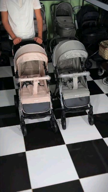 Stroller Bayi Kereta Dorong Lipat Stroller Bayi 2 Arah Lipat Rebah Penuh & Duduk Ringan #strollerbayi #strollerlipat #strollermurah #strollertravellin