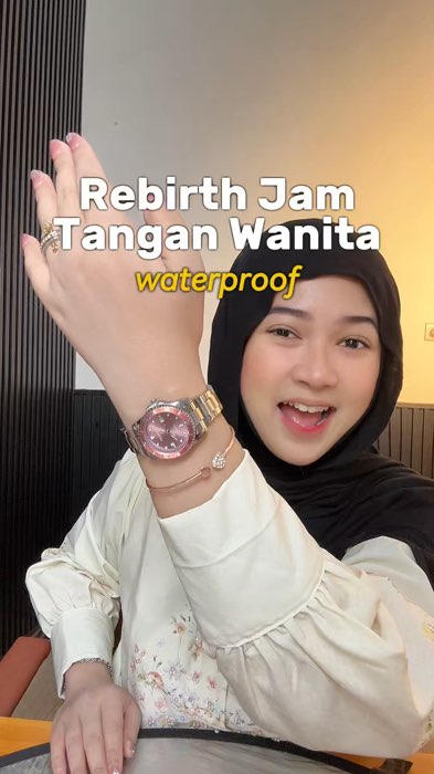 Rebirth Jam Tangan Wanita Tahan Air, bahan stainless anti karat. Silakan CO di keranjang #jamtanganwanita #jamtanganrebirth #rebirthwatch
