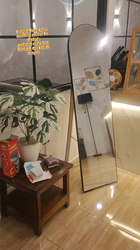 standing mirror #standingmirror  #cerminberdirimurah #standingmirroraesthetic #standingmirrorfullbody #standingmirroroval