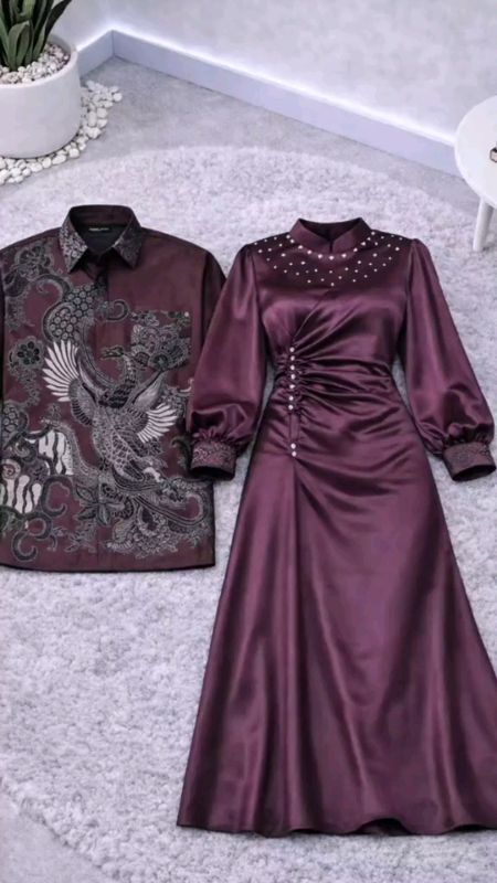 #couple #couplekeluarga #couplelebaran #couplepasangan #bajucouplemurah #bajucouplekondangan #bajucoupleviral #dress #dresskondangan #batik #fypシ