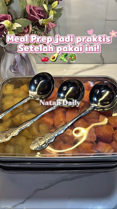 Meal prep jadi praktis pakai ini🥰 #SpillBawaBerkah #SpillRacunShopee #RacunShopee #ViralDiShopeeVideo #foodcontainer #foodpreparation #mealprep