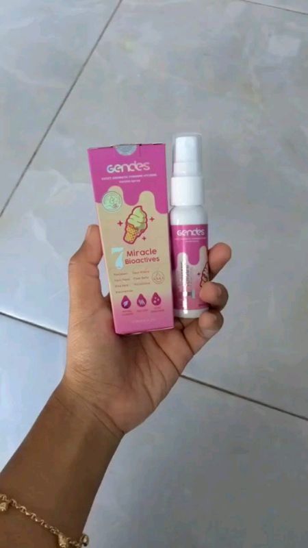 Gendes Sweet Aromatic Feminine Care Spray with Vanilla#gendesfeminimecare #shopeevideo #CODapasaja #ShopeeReview #RacunShopee #ShopeeCOD #ShoopeLook