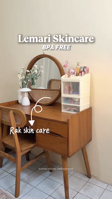 Rakmeja kosmetik #rakmejakosmetik #lemariskincare #raksskincare #rakmakeup #rakmejaaesthetic #rakatasmeja #laciatasmeja #tempatskincare #kotakskincare