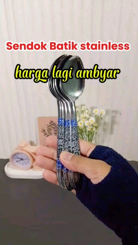 sendok Batik #sendokbatikstainless #sendokbatikmurah #sendokbatikmakan #fyp