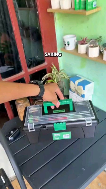 Tool Box Mini 12 Inch #toolbox #iskutools #kotakperkakasserbaguna #afiliateshopee #RacunShopee #cekkeranjangkuning