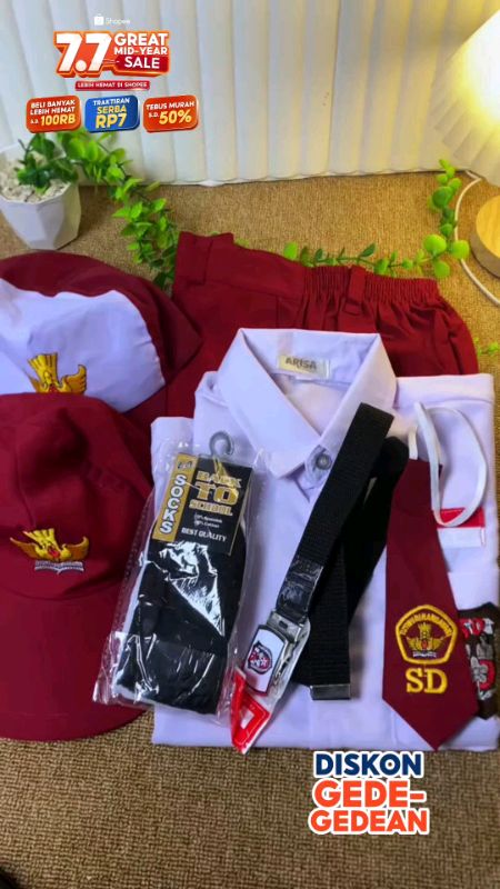 baju seragam anak lengkap #fypage #ViralDiShopeeVideo #laris
