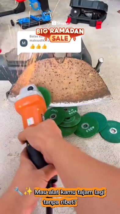 mata gerinda asah hijau#shopeevideofeed #ShopeeReview #shopeeterkini #shopeevideo #RacunShopee #matagerinda