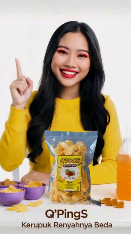 #renyah #sn #snackvira #kerupuksingkong #cemilankriuk #keripiksingkongpedas