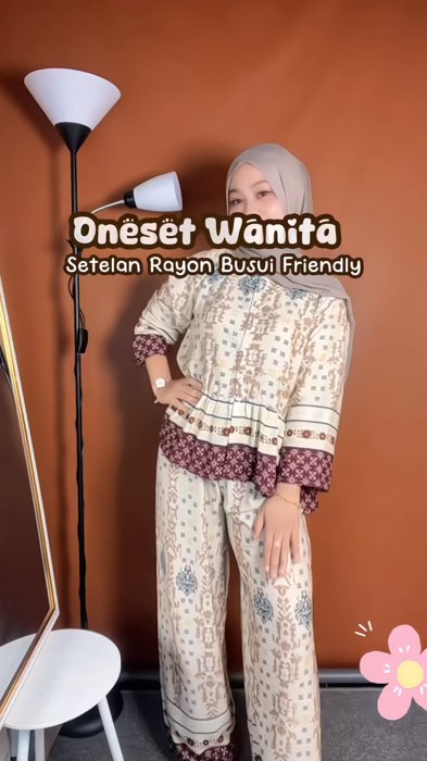 #onesetwanita #setelanwanita #rafellasetrayonrempel #onesetbusui #setelanwanitakekinian #setelanrayon #PromoNonStop #ShopeeLook #ShopeeFashionHaul #co