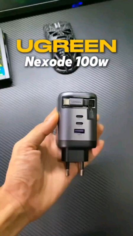 Ugreen Charger Gan Nexode Pro 100W #UgreenCharger #ugreenfastcharging #UgreenNexode #charger #chargerhp
