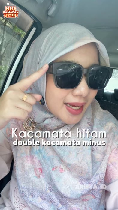 saking entengnya sampe gak berasa pakai kacamata double  #kacamataminus #kacamatahitam #kacamatahitammurah #RacunShopee #ShopeeLook #ShopeeCOD