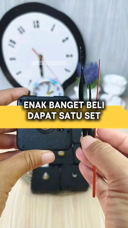 Mesin jam dinding sweep atau tidak berisik. Cocok banget yang suka ketenangan. #mesinjamdinding #mesinjam #mesinjamdindingsweep #mesinjamdindingsweep