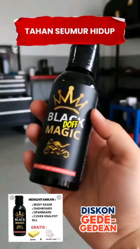 black magic #blackmagicpenghitambodymotor #PromoNonStop #GratisOngkirRP0 #SpillRacunShopee #RacunShopee