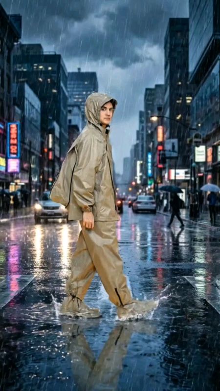 bagian belakangnya bisa menutup ransel dengan aman #raincoat #jashujan #jashujanmurah #jashujanransel