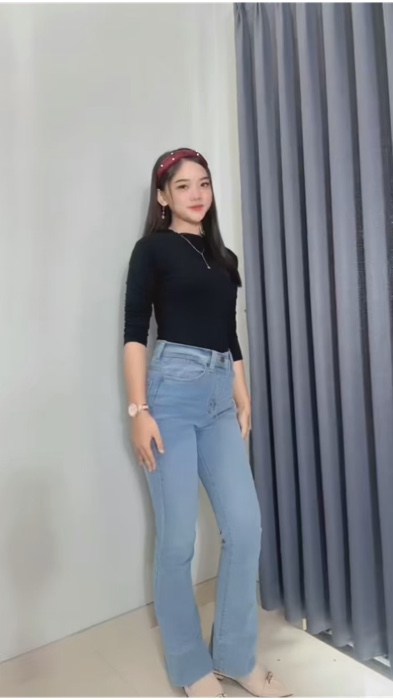 Realpict blue vintage secakep ini😍😍😍#celanajeanswanita #OOTDFashionShopee #jeanscutbray