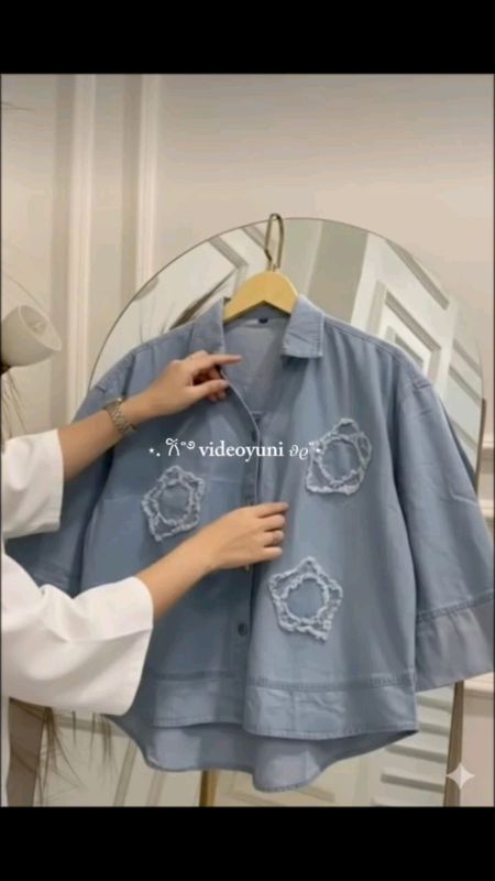 Ngak nyangka kalo Asli nya sebagus ini 😍😍 #outfit #atasanwanita #kemejajeans #GratsiOngkirRP0 #kualitaspremium #RacunShopee #RacunShopeeCheck #OOTDF