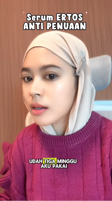 Serum ertos anti penuaan #ertos #ertosskincare #ertosaaantiagingserum #antiaging #antiagingskincare #antiagingserum #penuaandini #murahbanget #fyp #wo