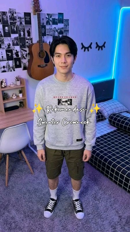 #RacunShopeeCheck #Termurahdishopee #videoshopee #crewneckpria #sweatercrewneck #sweaterpria #crewneckbasic #outfitnongkrong #crewneckcowok