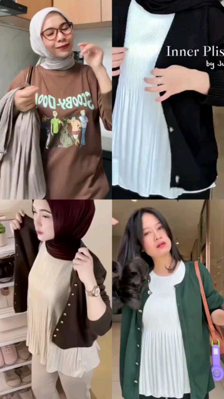 inner plisket buat ootdan #atasanwanita #SpillBawaBerkah #SpillRacunShopee #RacunShopeeCheck #RacunShopee #Cashback40Persen