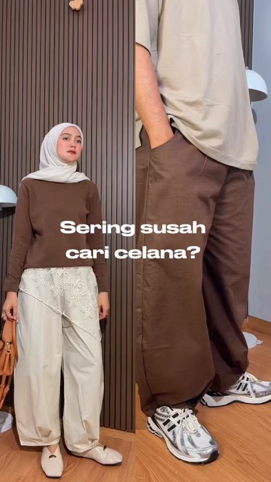 #celana #celanaunisex #celanawanita #barrelpants #barrelpantsoutfit #ShopeeReview #OOTDFashionShopee