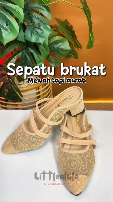 #sepatuheels #heelswanita #heelsbrukat #heelsbrukatpesta #heelswanitakekinian  #ViralDiShopeeVideo #SpillRacunShopee #Diskon50Persen #RacunShopee