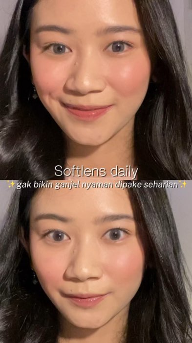 bikin mata keliatan lebih fresh,ga bikin ganjel walaupun dipake seharian nyaman #softlensrekomendasi #softlens #softlensseraphicveil #ShopeeLook