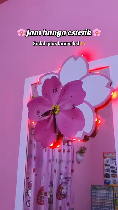 Jam dinding ukir bunga Home sweet Home bunga sakura dekorasi dinding kamar #jamukirbungasweethome#dekorasijam#dekorasidinding