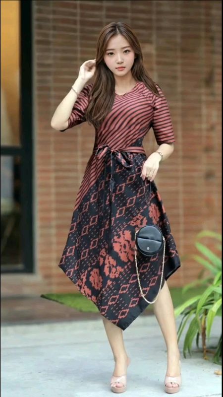 Dress Katun Motive Songket Potongan Lancip #shopeemurahlebay #RacunShopee #ShopeeLook #ShopeeFashionHaul #dress #dresswanita #Dressmotifsongket