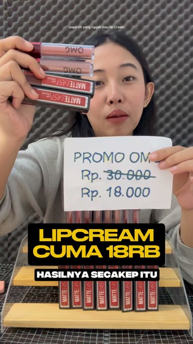 Lipcream yang wajib bangeet di cekout ya guysss🥰🥰 #lipcream #lipcreammurah #lipcreamviral #GratisOngkirRP0 #ShopeeCOD #ShopeeBeautyHaul #lipcreamomg