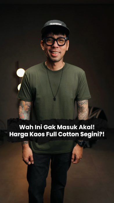 Kaos polos ini kok bisa yaa harganya semurah ini? Padahal bahannya full katun loh! #kaos #kaospolos #kaosmurah #mensfashion #menswear